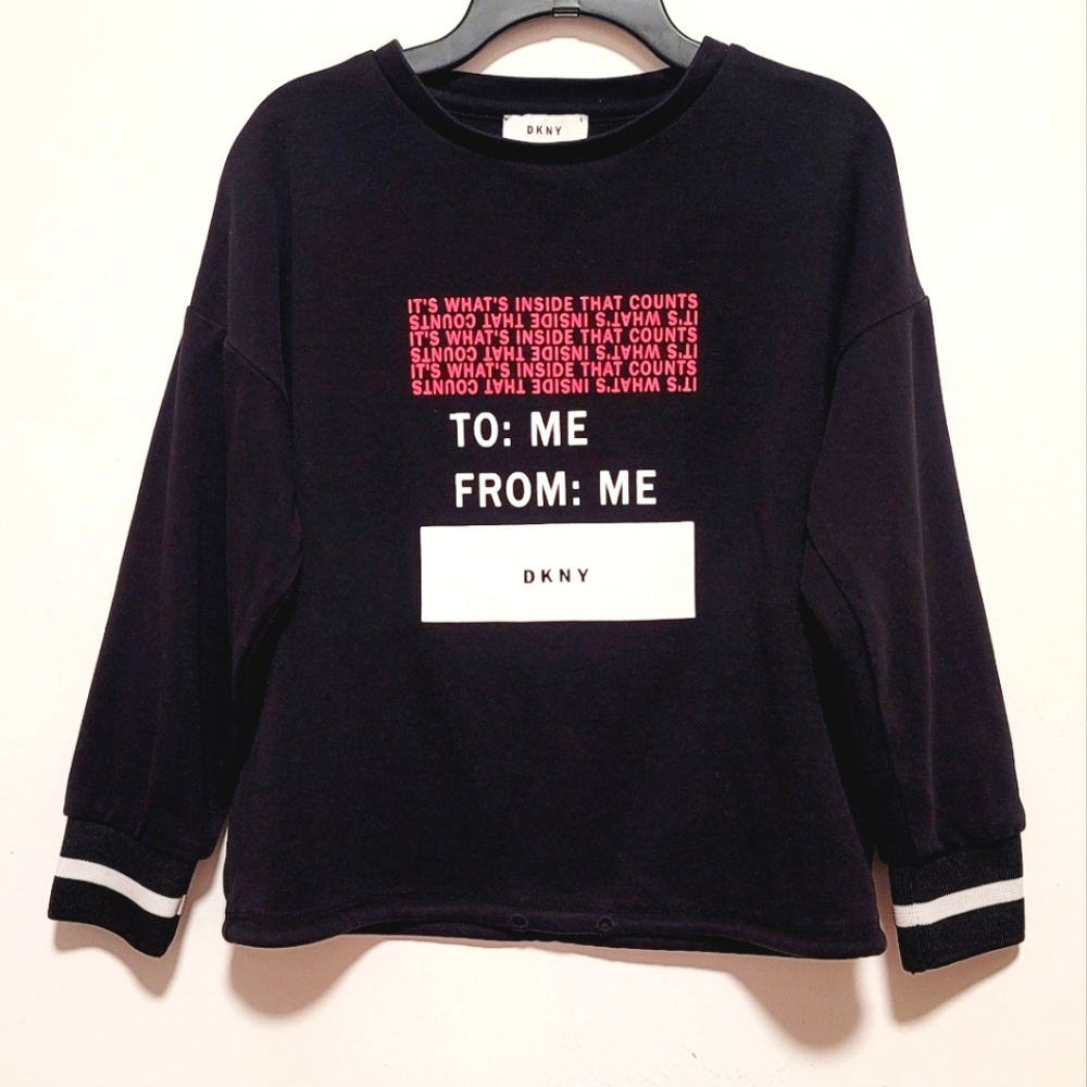 DKNY Long Sleeve Top /Sweatshirt Girl's Size 6